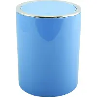 MSV Pedaalemmer 6L - KAMAKA - Prullenbak Badkamer - ABS - Blauw