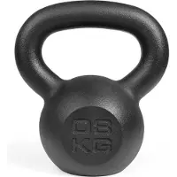 Zipro Kettlebell Gietijzer 8 kg - Ergonomische & Brede Handgreep - Geschikt voor CrossFit & Fitness - Conditietraining - Duurzaam en Comfortabel - Voor Beginners en Professionele sporters