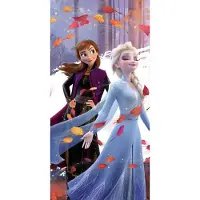 SuperMerchantEU Disney Frozen Strandlaken Leaves - 70 x 140 cm - Katoen