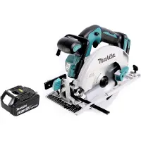 Makita DHS 680 G1 accu-handcirkelzaag 18 V 165 mm borstelloos + 1x accu 6,0 Ah - zonder oplader