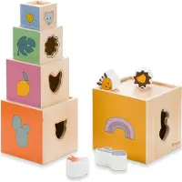 Hauck Stack N Raise - stapelspeeltje - FSC-gecertificeerd