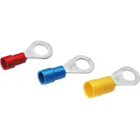Cimco geïsoleerde ringkabelschoen vertind 0,5-1mm² M10 - rood per 100 stuks (180029)