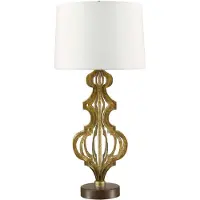 Gilded Nola LED Tafellamp Octavia | 1X E27 Max 60W | Distressed Gold