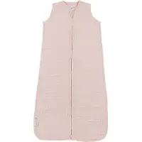 Meyco Baby Uni baby zomerslaapzak - pre-washed hydrofiel - soft pink - 60cm - 0.5 TOG