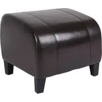 MCW Kruk Cube zitting Kruk Emmen, leer + kunstleer, 37x45x47 cm MVG-gecertificeerd ~ bruin