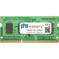 PHS-memory PHS-geheugen: 2GB RAM-geheugen voor Asus VivoMini UN45-DM183M, DDR3 SO DIMM, 1600MHz (SP252396)