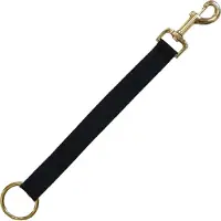 Kentucky Horsewear - Nylon houder zwart haak & ring