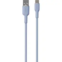 Puro ICON Soft Cable – Kabel USB-A do USB-C 1.5 m (Powder Blue)