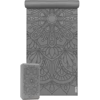 Yogistar Yoga-Set Starter Edition - lotus mandala (Yogamatte + 1 Yogablock)