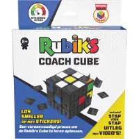 Spin Master Coach Cube - Leer de kubus van 3x3 op te lossen met stickers handleiding en video's