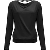 Yogistar Yoga-Longsleeve flowing shakti "ala" - black