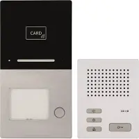 HHG SET-1-RL Audio-intercomset 2-draads Aluminium (geborsteld)
