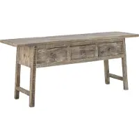 Creative Collection Camden consoletafel, natuur, teruggewonnen grenenhout