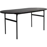 White Label Eettafel Marcio Black