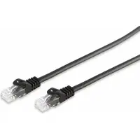 S-Impuls RJ45 Patchkabel CAT 7 Rohkabel U/UTP schwarz 20m