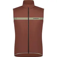 Shimano - Evolve Wind Vest Insulated - Fietsbodywarmer L, bruin