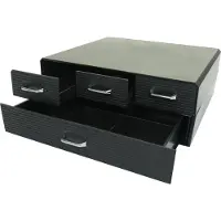 MCW Ladebox voor koffiecapsules/theezakjes -L99, opbergbox met 4 lades box 13x34x31cm