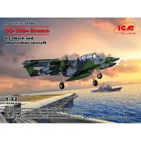 ICM Modelbouwpakket Militaire voertuigen - 72186 North-American/Rockwell OV-10D+ - US attack and observation aircraft Plastic - 1:72 - Modelbouw
