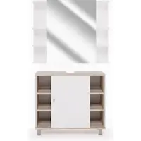 Vicco Badkamermeubel set Fynn Sonoma 2-delig, Model 24291