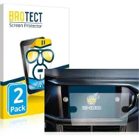 BROTECT - Screenprotector voor Volkswagen T-Cross 2021 Ready 2 Discover 8" - Folie Beschermfolie transparant 2 Stuks