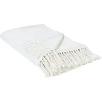 Beliani AMPARA - Bedsprei - Wit- 220 x 240 cm - Katoen