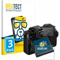 BROTECT Screenprotector 3 Stuks voor Fujifilm GFX100S II (Display + Schouderdisplay) Beschermglas transparant