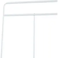 En.casa Kledingrek Sandviken kapstok staal 166x63x48 cm wit []