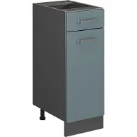 Vicco R-Line Keukenonderkast – 30 cm zonder werkblad Blauw-grijs