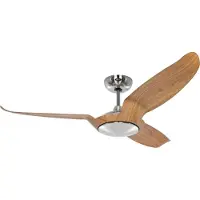 CasaFan Eco Talos plafondventilator, licht hout, metaal, DC-motor, Ø 135 cm - , Eco Talos, Hout, Woonkamer, Metaal, Modern