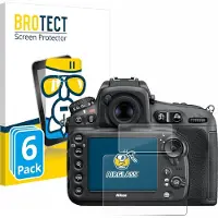 BROTECT Screenprotector 6 Stuks voor Nikon D810 Beschermglas transparant
