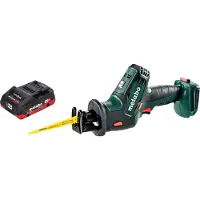 Metabo Sabelzaag, SSE 18 LTX Compacte accuzaag reciprozaag 18 V 13 mm + 1x LiHD accu 4.0 Ah - zonder