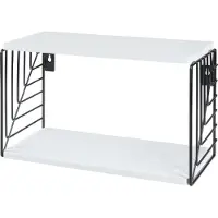 En.casa Wandrek Moss 39x18x23 cm zwart en wit []