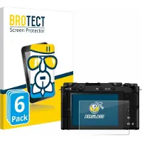 BROTECT Screenprotector 6 Stuks voor Fujifilm X-M5 Beschermglas transparant
