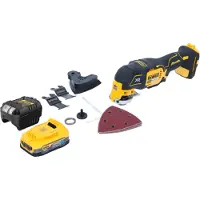 DeWalt DCS 355 N snoerloze oscillerende multitool 18 V borstelloos + accessoireset - zonder accu, zonder oplader