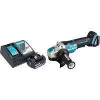Makita DGA 520 RF1X1 accu haakse slijper 18 V 125 mm X-LOCK Brushless + 1x oplaadbare accu 3.0 Ah + lader
