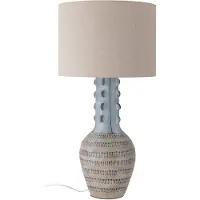 Bloomingville Gadiela vloerlamp, blauw, aardewerk