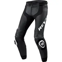 REV'IT! Trousers Apex Zwart Wit Standaard Motorbroek Maat 54