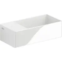 Clou New Flush fontein 35x18cm inclusief afvoerset zonder kraangat Keramiek Wit CL/03.03432-2