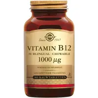 Solgar Vitamine B-12 1000 mcg 100 St Kauwtabletten