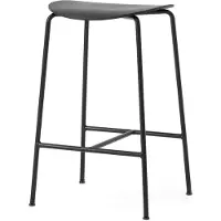 &tradition Pavilion AV37 barkruk 68 cm Black-black lacquered oak