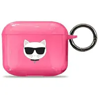 Karl Lagerfeld Etui Choupette voor AirPods 3 - Roze