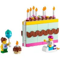 LEGO Iconic Verjaardstaart, Bouwset, 7 jaar en ouder, Kunststof, 211 onderdelen, 233 gram