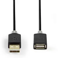 Nedis USB-Kabel | USB-A Male | USB-A Female | 480 Mbps | 2 m | 1 stuks - CCBW60010AT20 CCBW60010AT20