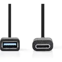 Nedis USB-C Adapter | USB-C Male naar USB-A Female | 5 Gbps | 0.15 m | 1 stuks - CCGB61710BK02 CCGB61710BK02