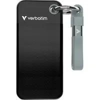 Verbatim Pocket SSD USB 3.2, 2TB, zwart/grijs. Artikelnummer: 32194