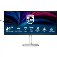Philips 34B2U5600C/00 86,4cm (34,0") 34B2U5600C 21:09 HDMI+DP+USB-C grey