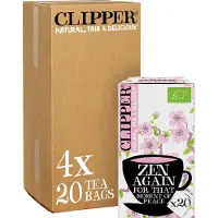 Clipper thee Clipper - Biologische Thee - Zen Again - Citroengras & Eucalyptus - 4 x 20 theezakjes