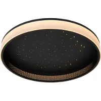 Lucide Plafondlamp Estreja - Zwart - 40cm - 40w