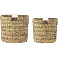 Bloomingville Indra manden naturel set van 2 stuks - 82064179