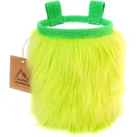 Crafty Climbing - Furry Chalk Bag - Pofzakje geel/groen